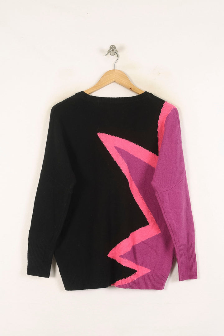Pull Noir et Violet - Taille S/36 de la marque Bérénice | PARAD73278 - Vendu par Paradigme - Image 4