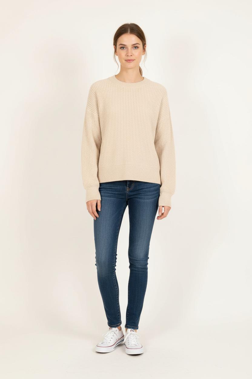 Pull Beige - Taille S/36 de la marque Bérénice | PARAD73282 - Vendu par Paradigme - Image 1