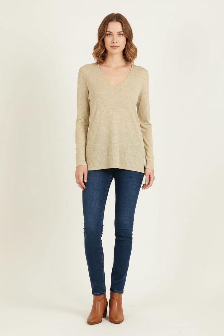 Pull Beige - Taille S/36 de la marque Bérénice | PARAD73284 - Vendu par Paradigme - Image 1