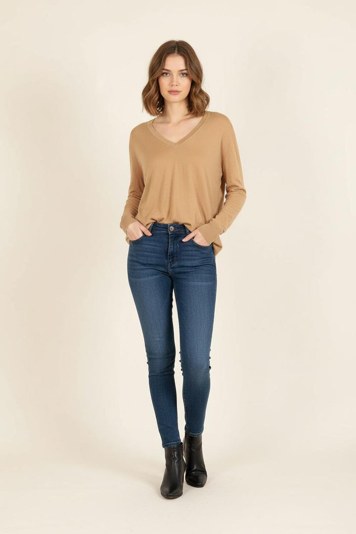 Pull Beige - Taille S/36 de la marque Bérénice | PARAD73285 - Vendu par Paradigme - Image 1