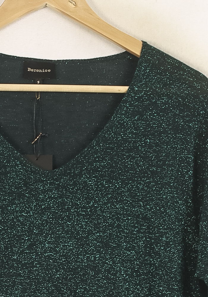 Pull Vert - Taille S/36 de la marque Bérénice | PARAD73290 - Vendu par Paradigme - Image 3