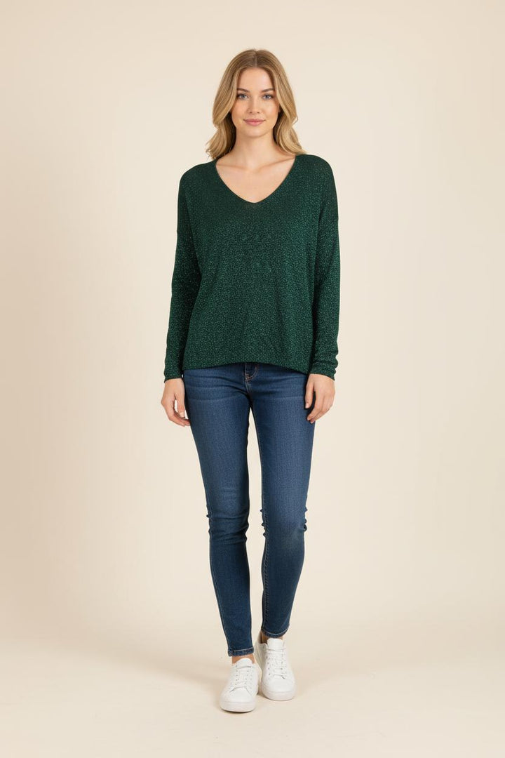 Pull Vert - Taille S/36 de la marque Bérénice | PARAD73290 - Vendu par Paradigme - Image 1