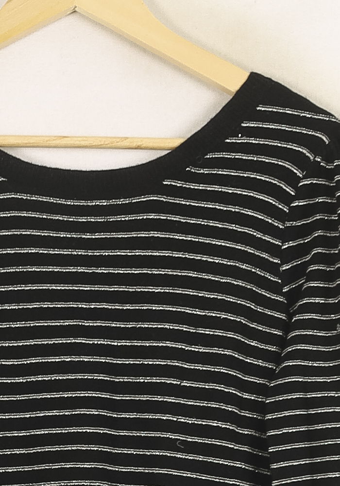 Robe Pull Noire et Grise - Taille S/36 de la marque Bérénice | PARAD73295 - Vendu par Paradigme - Image 3