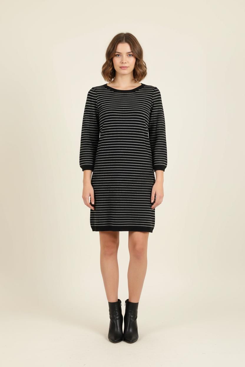 Robe Pull Noire et Grise - Taille S/36 de la marque Bérénice | PARAD73295 - Vendu par Paradigme - Image 1