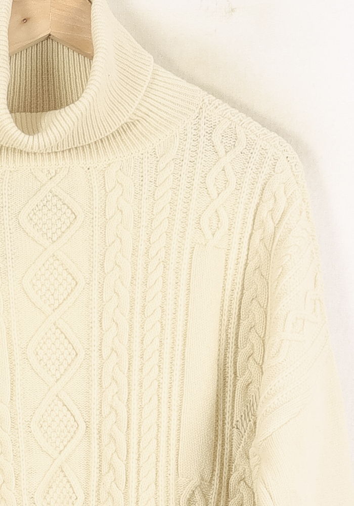 Pull Col Roulé Blanc - Taille S/36 de la marque Bérénice | PARAD73303 - Vendu par Paradigme - Image 3