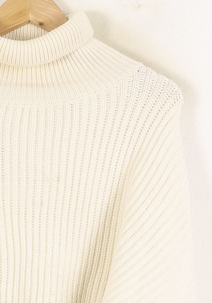 Pull Col Roulé Blanc - Taille S/36 de la marque Bérénice | PARAD73304 - Vendu par Paradigme - Image 3