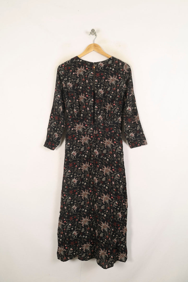 Robe Longue Noire à Fleurs - Taille S/36 de la marque Bérénice | PARAD73311 - Vendu par Paradigme - Image 4