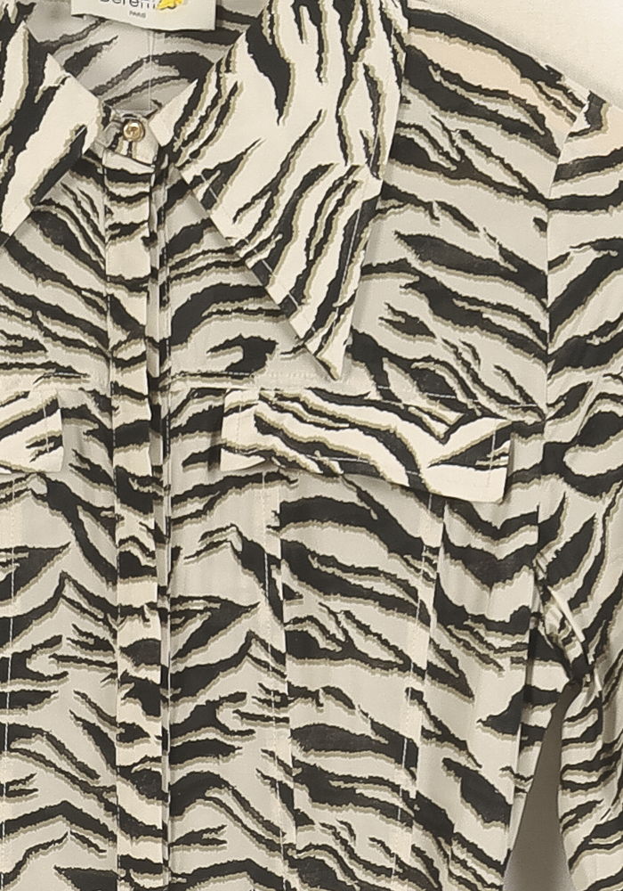 Robe Longue Blanche et Noire - Taille S/36 de la marque Bérénice | PARAD73314 - Vendu par Paradigme - Image 3