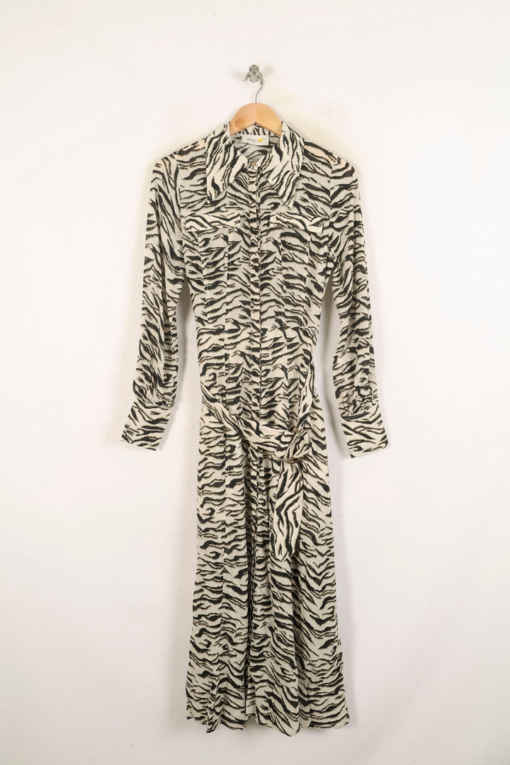 Robe Longue Blanche et Noire - Taille S/36 de la marque Bérénice | PARAD73314 - Vendu par Paradigme - Image 2