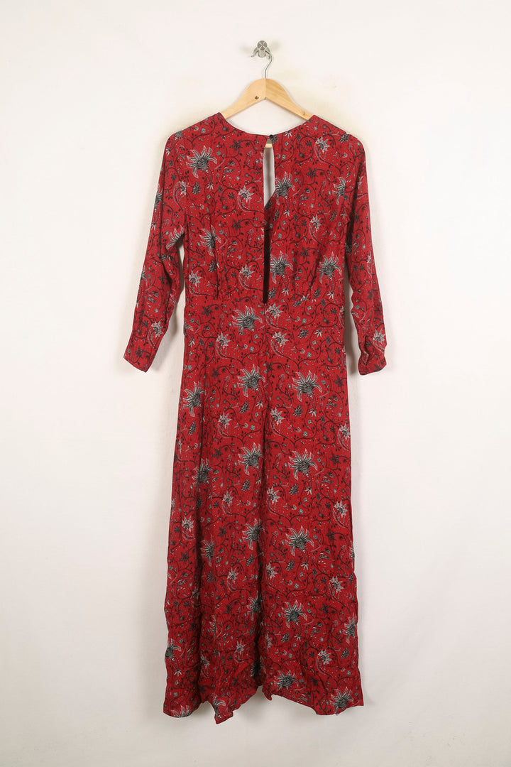 Robe Longue Rouge et Noire - Taille S/36 de la marque Bérénice | PARAD73316 - Vendu par Paradigme - Image 4