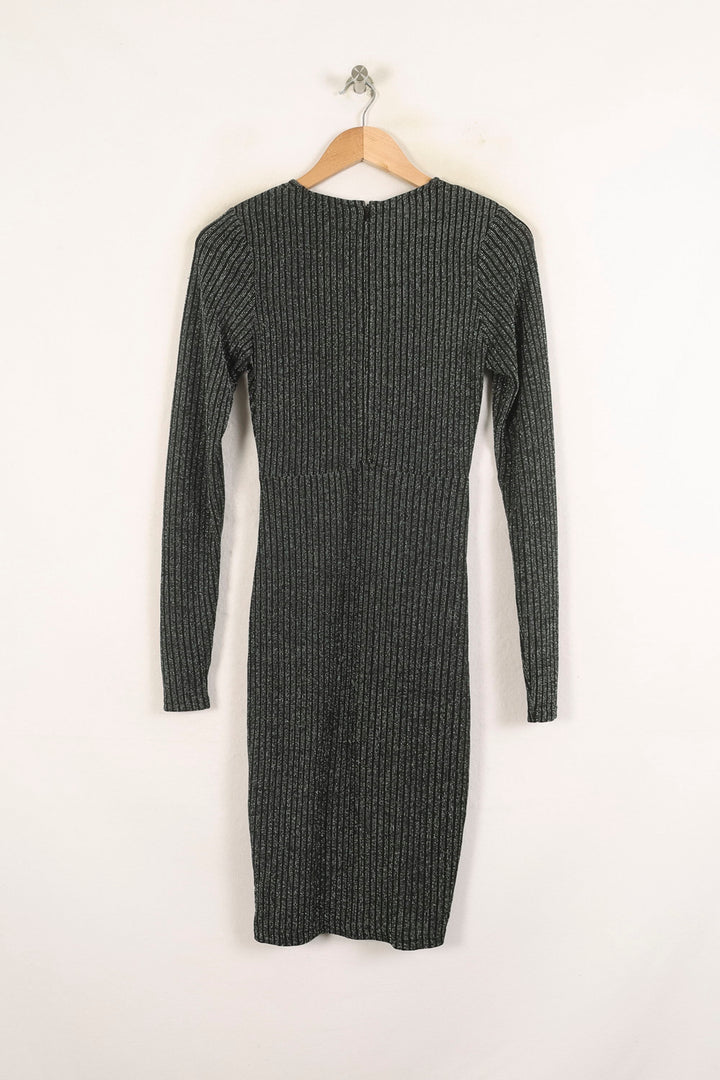 Robe Drapée Noire - Taille S/36 de la marque Bérénice | PARAD73317 - Vendu par Paradigme - Image 4