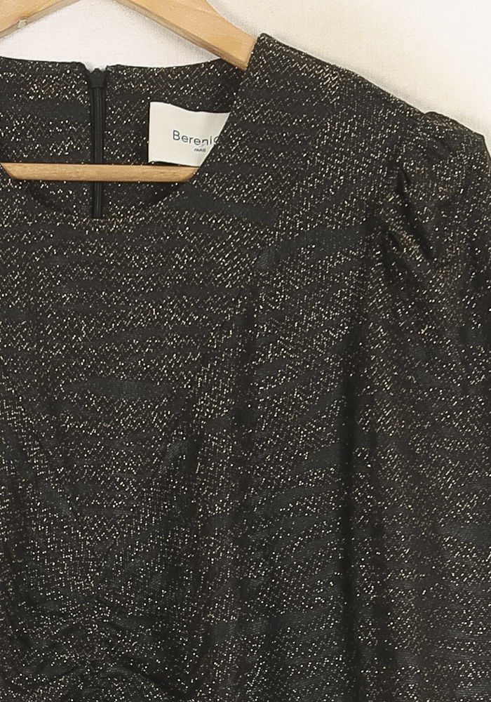 Robe Courte Noire - Taille S/36 de la marque Bérénice | PARAD73323 - Vendu par Paradigme - Image 3
