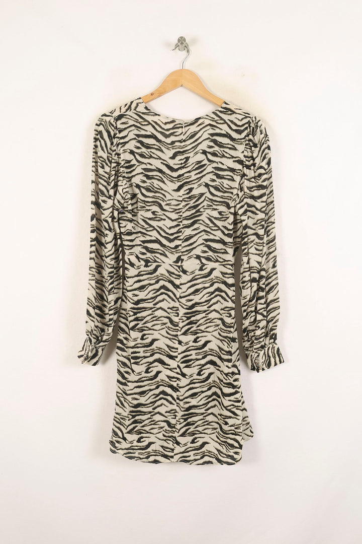 Robe Courte Beige et Noire - Taille S/36 de la marque Bérénice | PARAD73329 - Vendu par Paradigme - Image 4