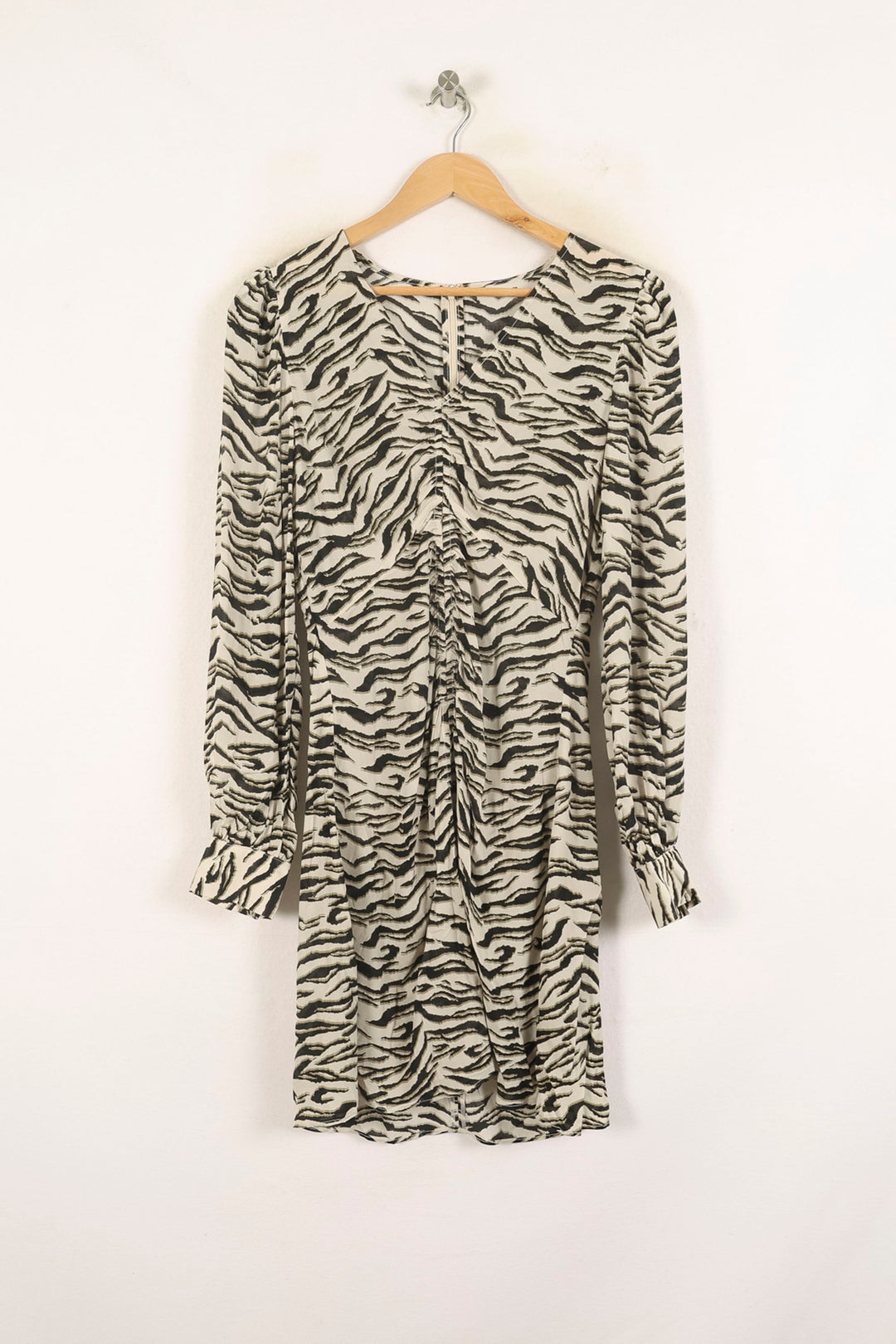 Robe Courte Beige et Noire - Taille S/36 de la marque Bérénice | PARAD73329 - Vendu par Paradigme - Image 2