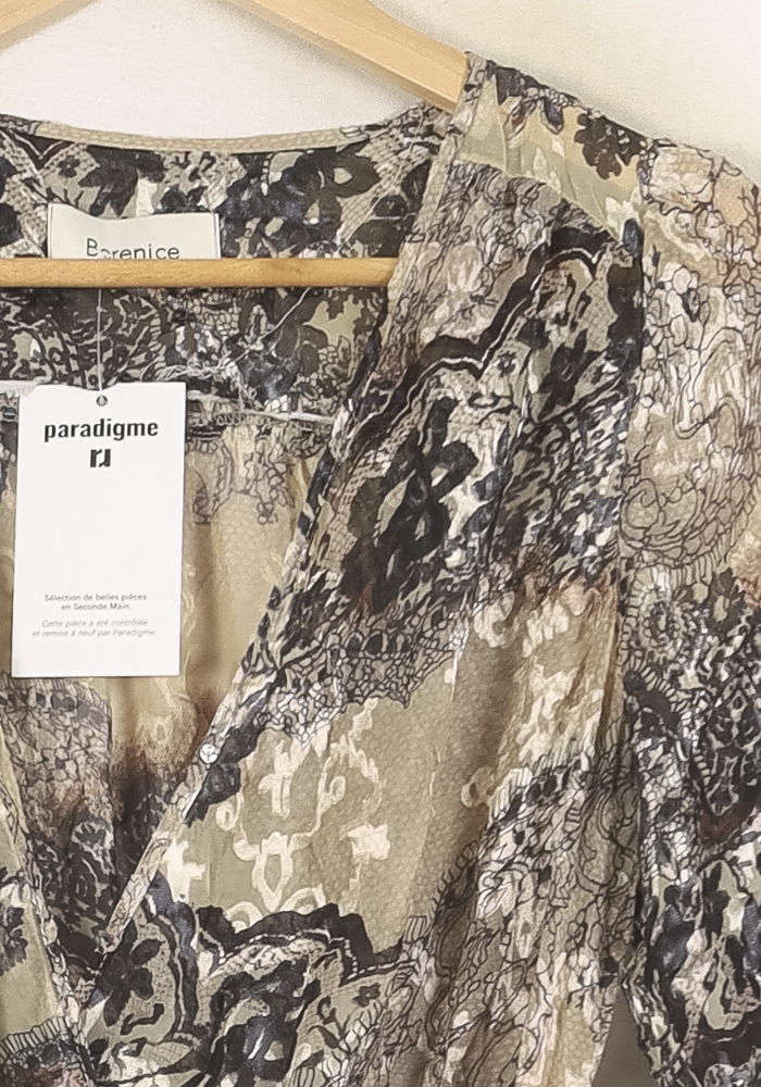 Robe Portefeuille Multicolore - Taille S/36 de la marque Bérénice | PARAD73330 - Vendu par Paradigme - Image 3