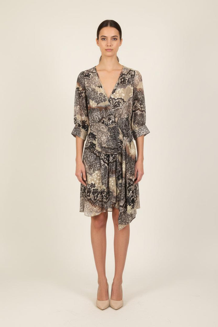 Robe Portefeuille Multicolore - Taille S/36 de la marque Bérénice | PARAD73330 - Vendu par Paradigme - Image 1