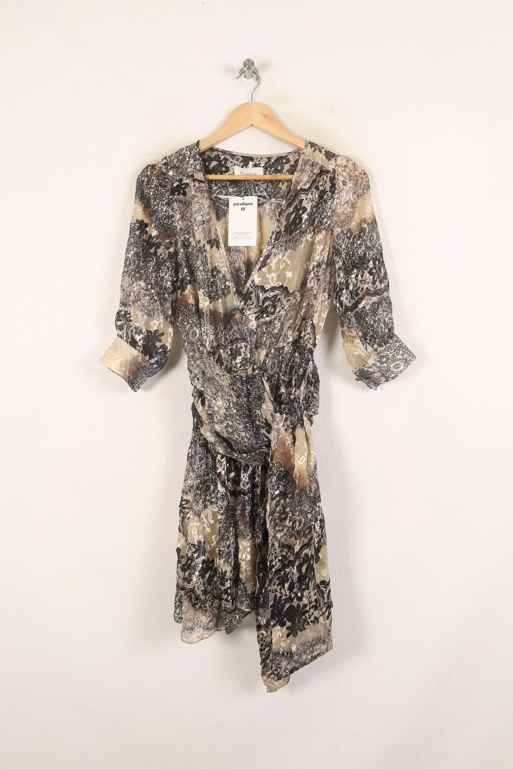 Robe Portefeuille Multicolore - Taille S/36 de la marque Bérénice | PARAD73330 - Vendu par Paradigme - Image 2