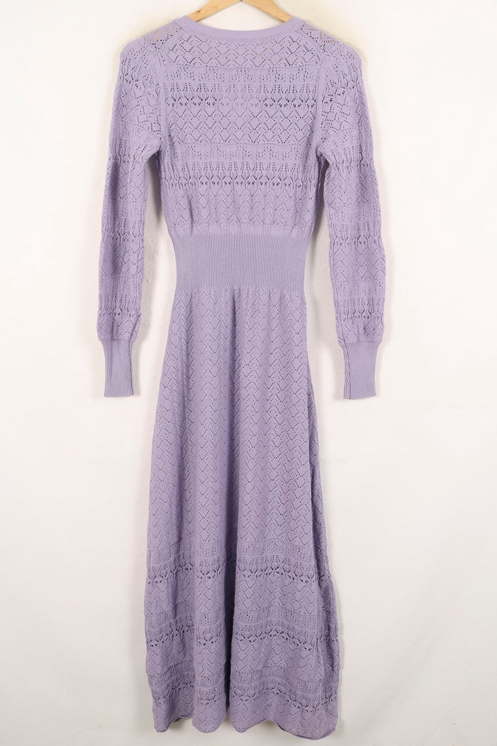 Robe Longue Violette - Taille S/36 de la marque Bérénice | PARAD73334 - Vendu par Paradigme - Image 4