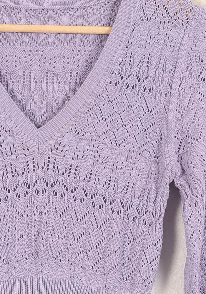 Robe Longue Violette - Taille S/36 de la marque Bérénice | PARAD73334 - Vendu par Paradigme - Image 3