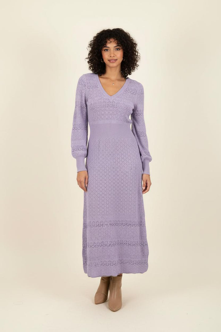 Robe Longue Violette - Taille S/36 de la marque Bérénice | PARAD73334 - Vendu par Paradigme - Image 1