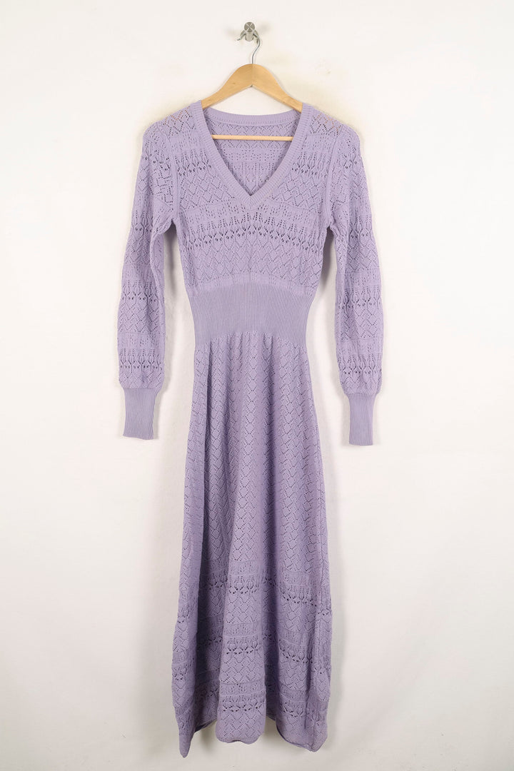 Robe Longue Violette - Taille S/36 de la marque Bérénice | PARAD73334 - Vendu par Paradigme - Image 2
