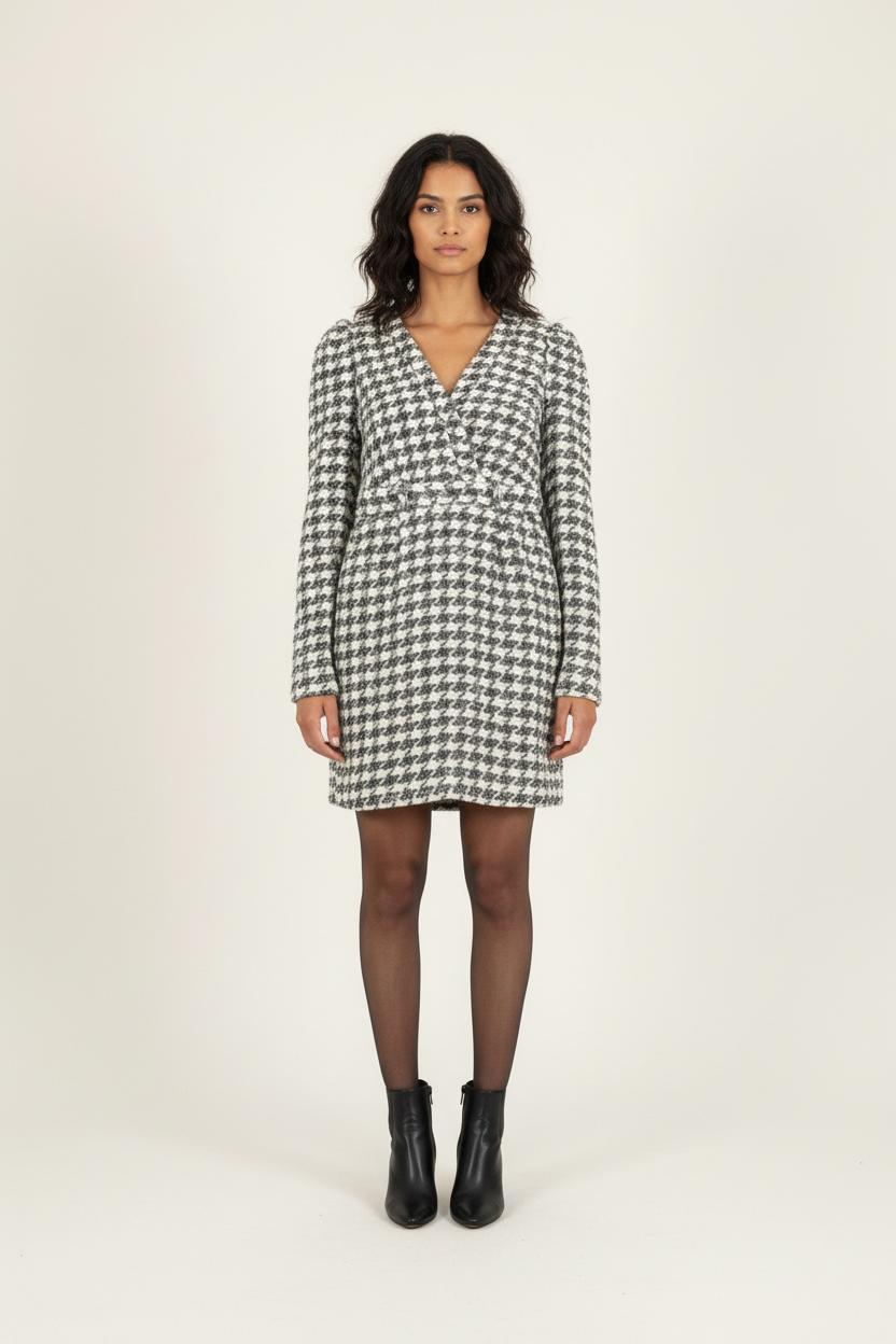 Robe Courte Noire et Blanche - Taille S/36 de la marque Bérénice | PARAD73339 - Vendu par Paradigme - Image 1