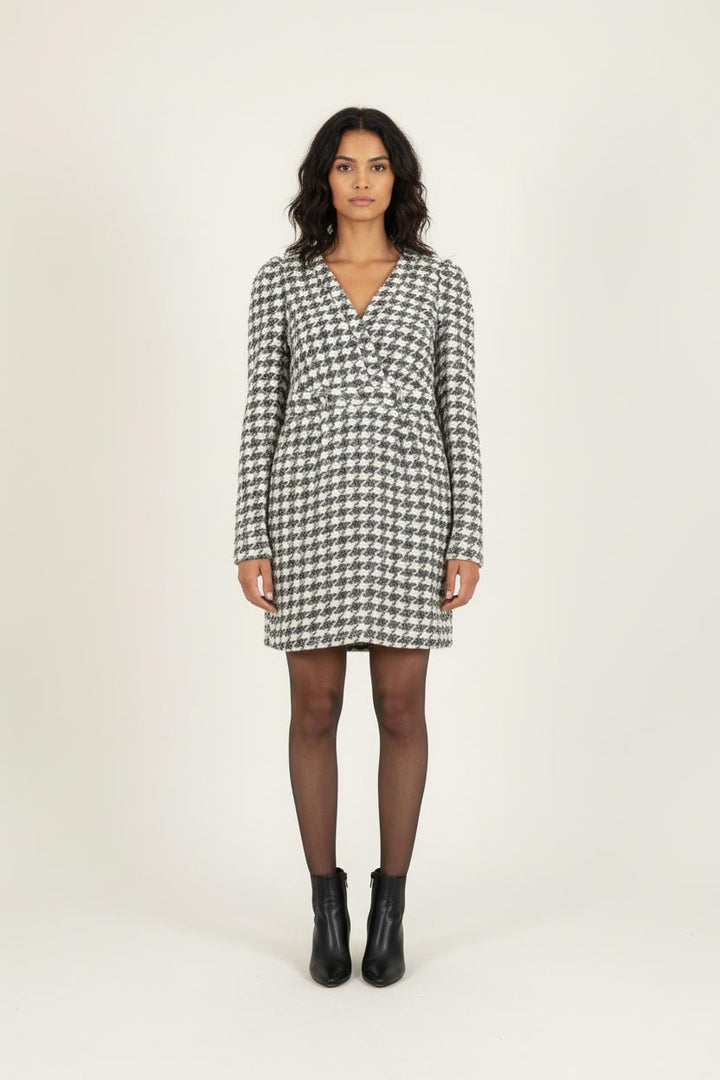 Robe Courte Noire et Blanche - Taille S/36 de la marque Bérénice | PARAD73339 - Vendu par Paradigme - Image 1