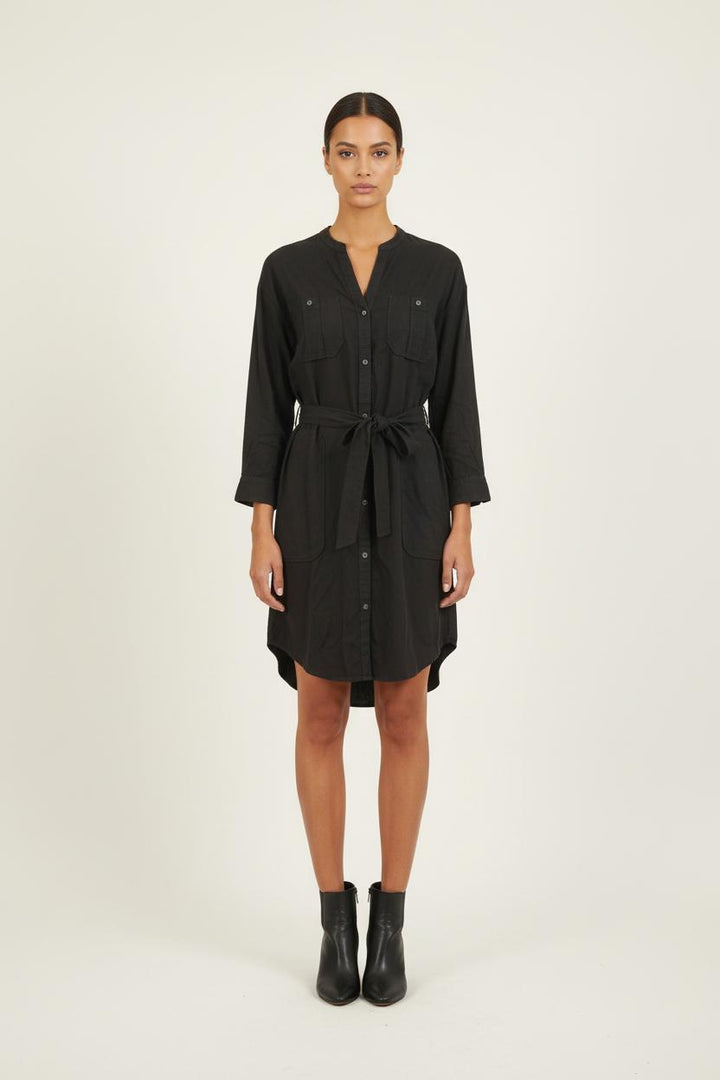 Robe Chemise Noire - Taille S/36 de la marque Bérénice | PARAD73340 - Vendu par Paradigme - Image 1