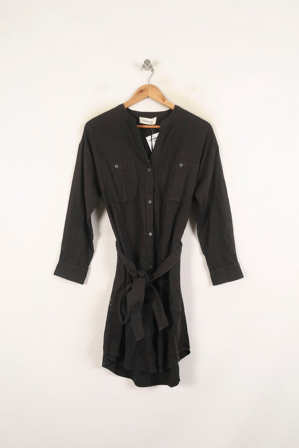 Robe Chemise Noire - Taille S/36 de la marque Bérénice | PARAD73340 - Vendu par Paradigme - Image 2