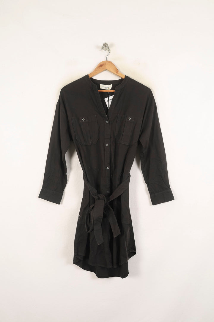Robe Chemise Noire - Taille S/36 de la marque Bérénice | PARAD73340 - Vendu par Paradigme - Image 2