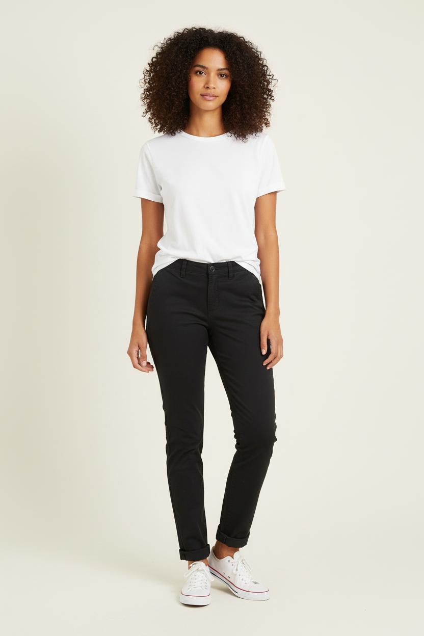 Pantalon Chino Noir - Taille S/36 de la marque Bérénice | PARAD73351 - Vendu par Paradigme - Image 1