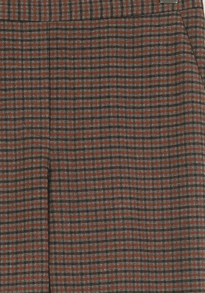 Pantalon Carreaux Marron et Noir - Taille M/38 de la marque Bérénice | PARAD73355 - Vendu par Paradigme - Image 3