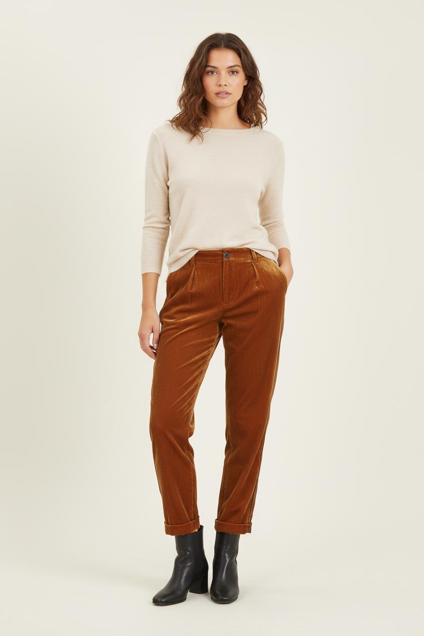 Pantalon Orange - Taille S/36 de la marque Bérénice | PARAD73360 - Vendu par Paradigme - Image 1