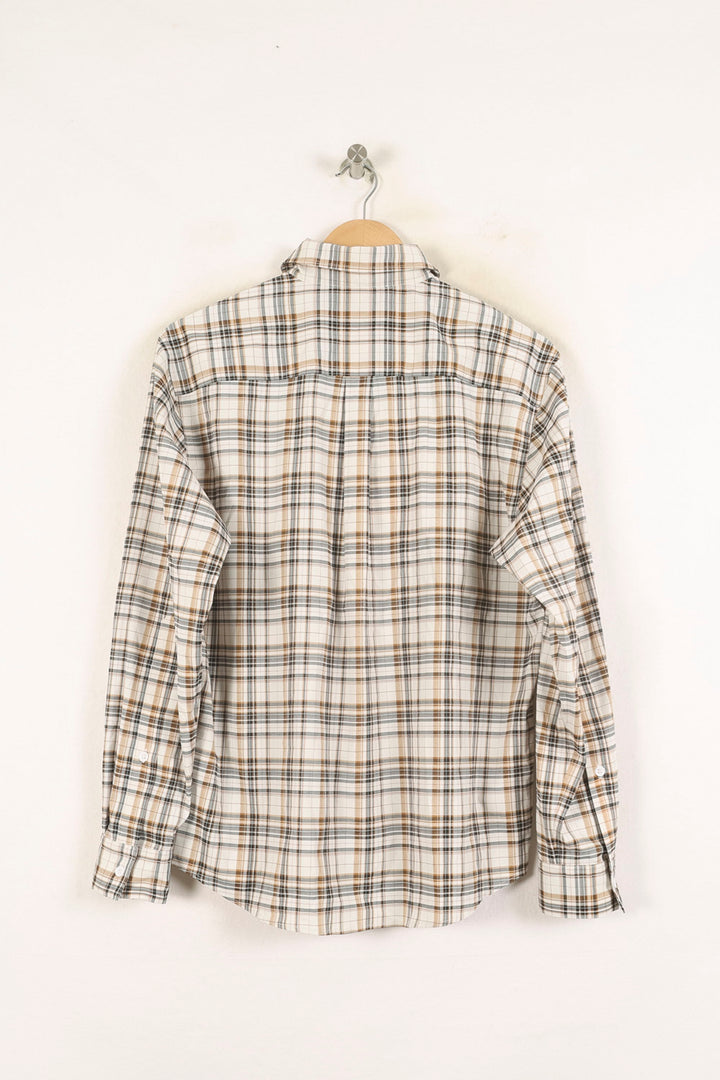 Chemise à Carreaux Beige et Noir - Taille S/36 de la marque Bérénice | PARAD73367 - Vendu par Paradigme - Image 4
