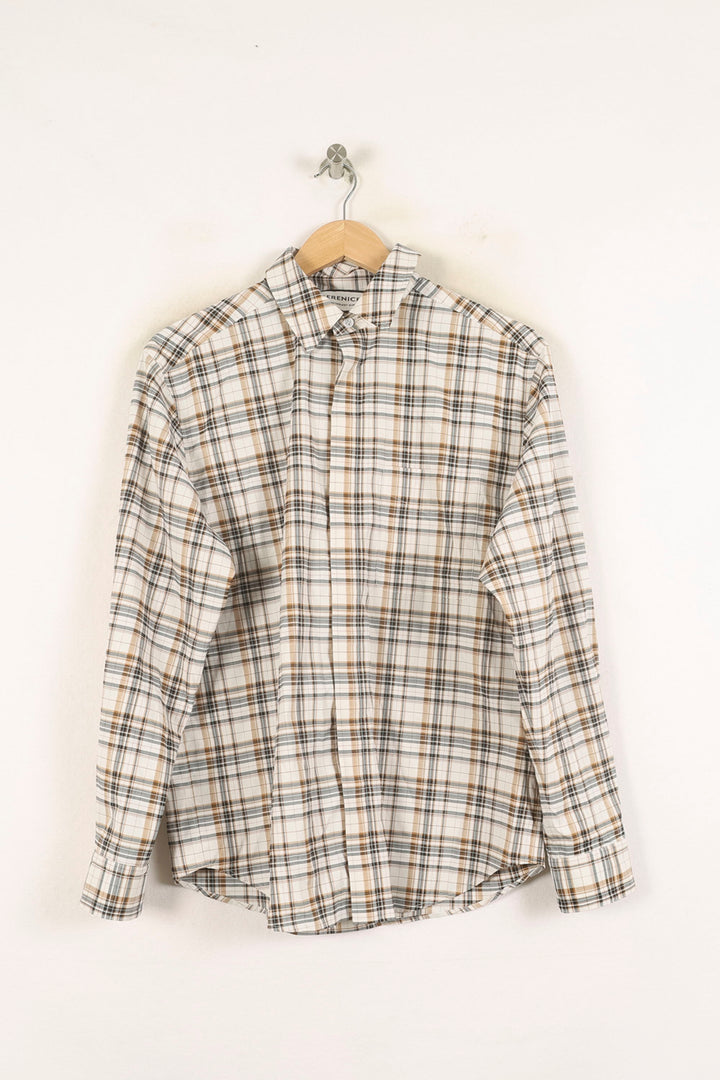 Chemise à Carreaux Beige et Noir - Taille S/36 de la marque Bérénice | PARAD73367 - Vendu par Paradigme - Image 2