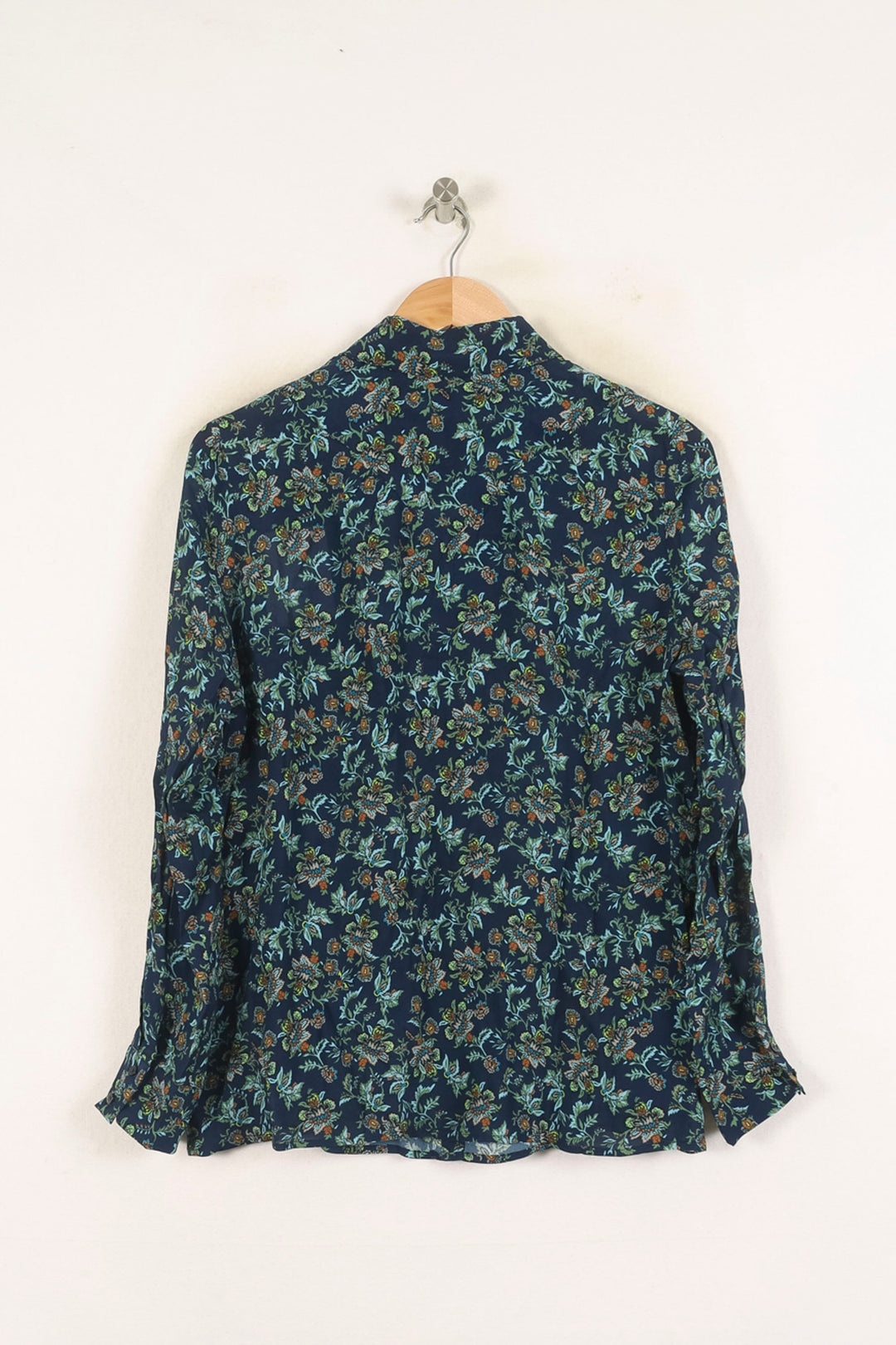 Chemise Fleurie Bleu - Taille M/38 de la marque Bérénice | PARAD73370 - Vendu par Paradigme - Image 4