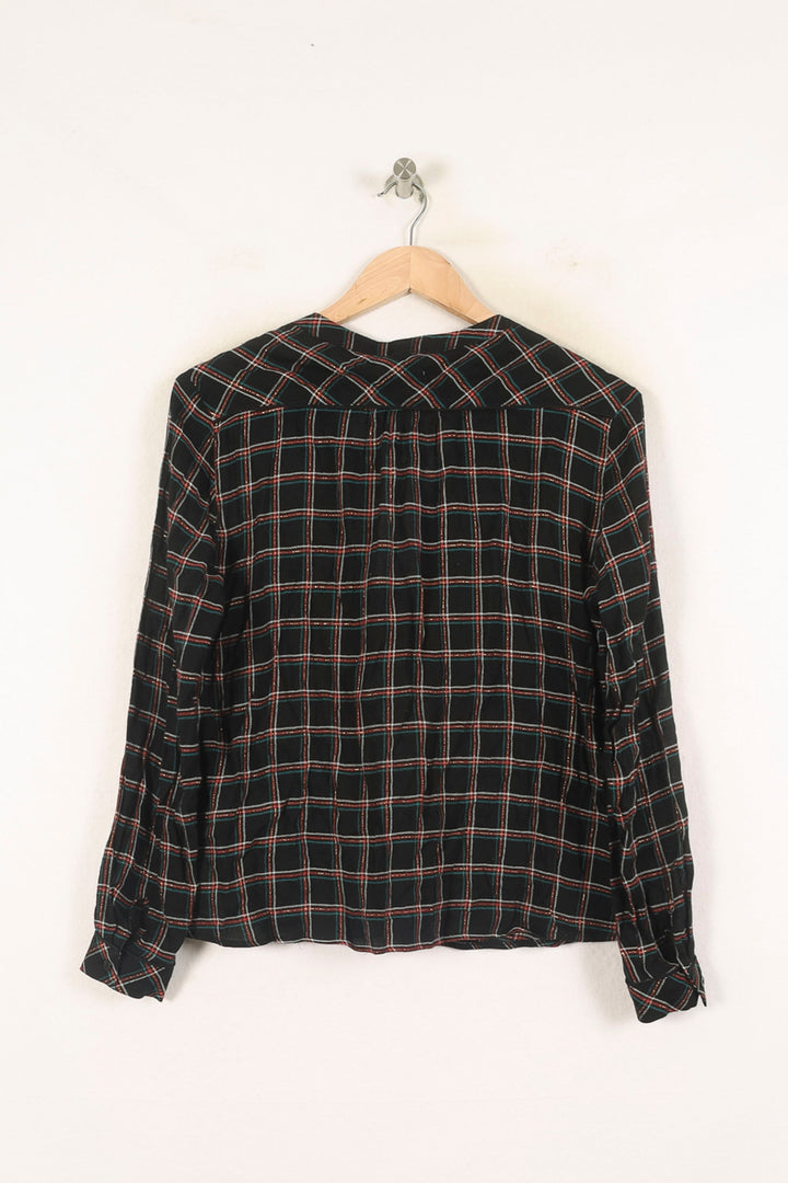 Chemise À Carreaux Noire et Blanche - Taille S/36 de la marque Bérénice | PARAD73372 - Vendu par Paradigme - Image 4