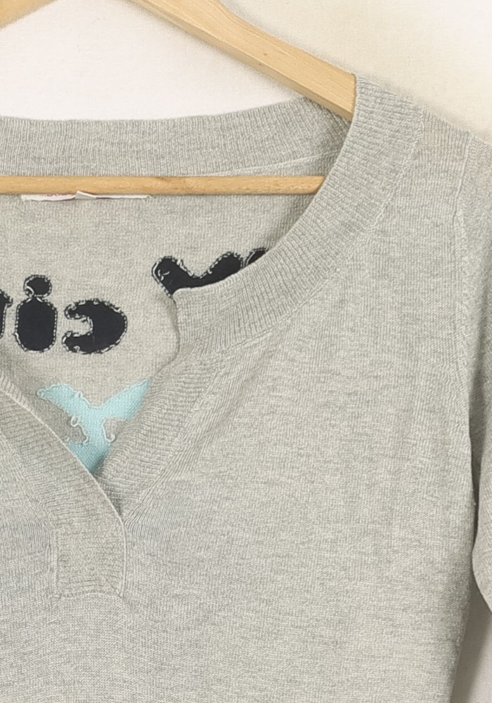 Pull Gris - Taille S/36 de la marque Bérénice | PARAD73376 - Vendu par Paradigme - Image 3