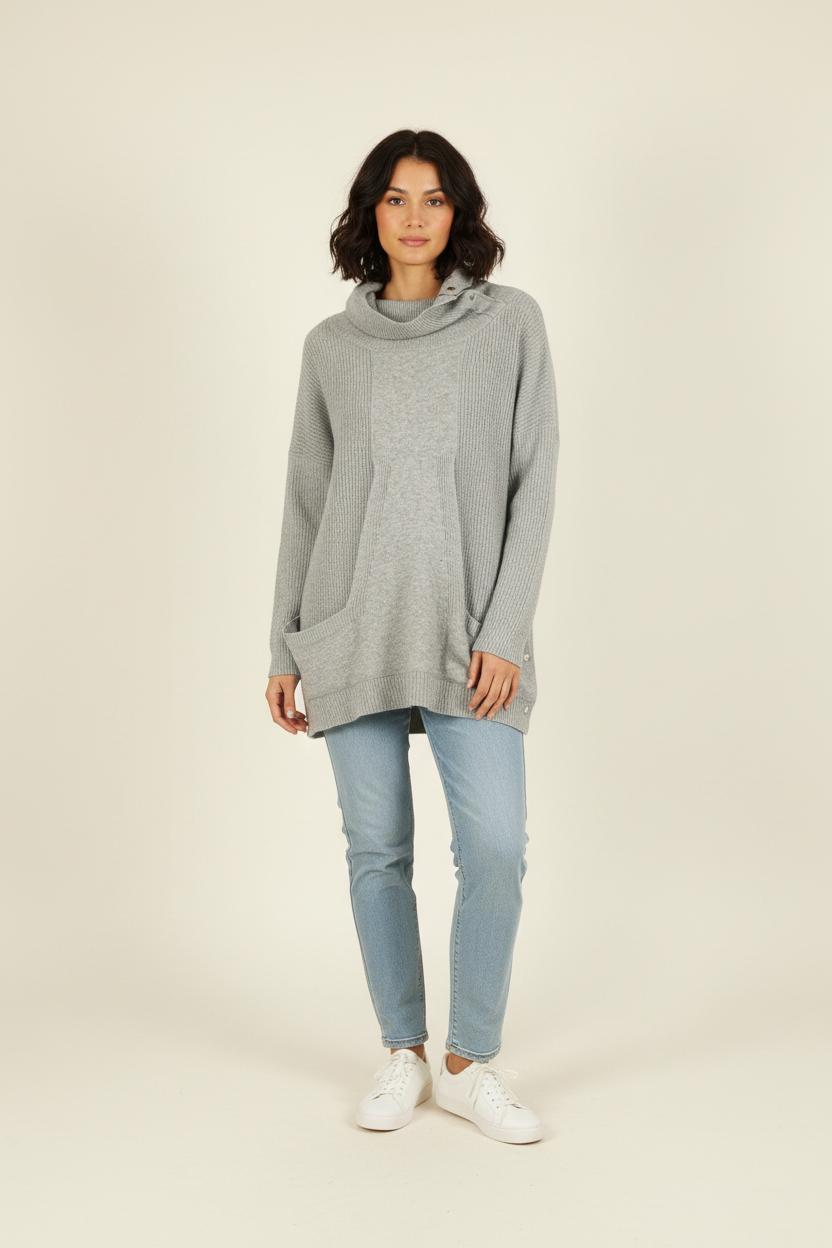 Pull Gris - Taille S/36 de la marque Bérénice | PARAD73377 - Vendu par Paradigme - Image 1