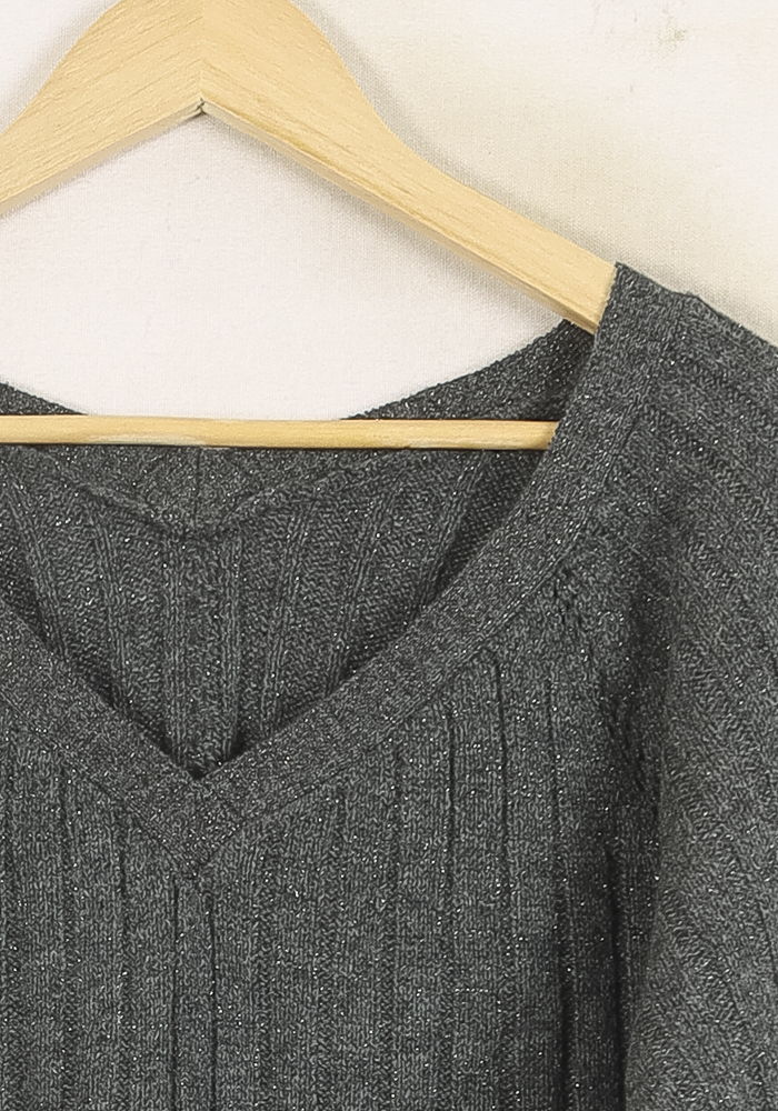 Pull Gris - Taille S/36 de la marque Bérénice | PARAD73391 - Vendu par Paradigme - Image 3