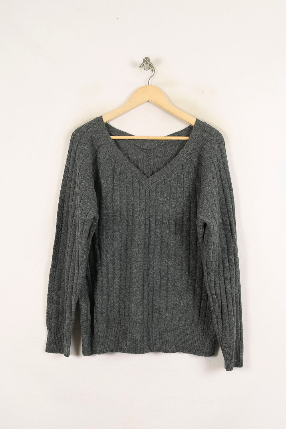 Pull Gris - Taille S/36 de la marque Bérénice | PARAD73391 - Vendu par Paradigme - Image 2