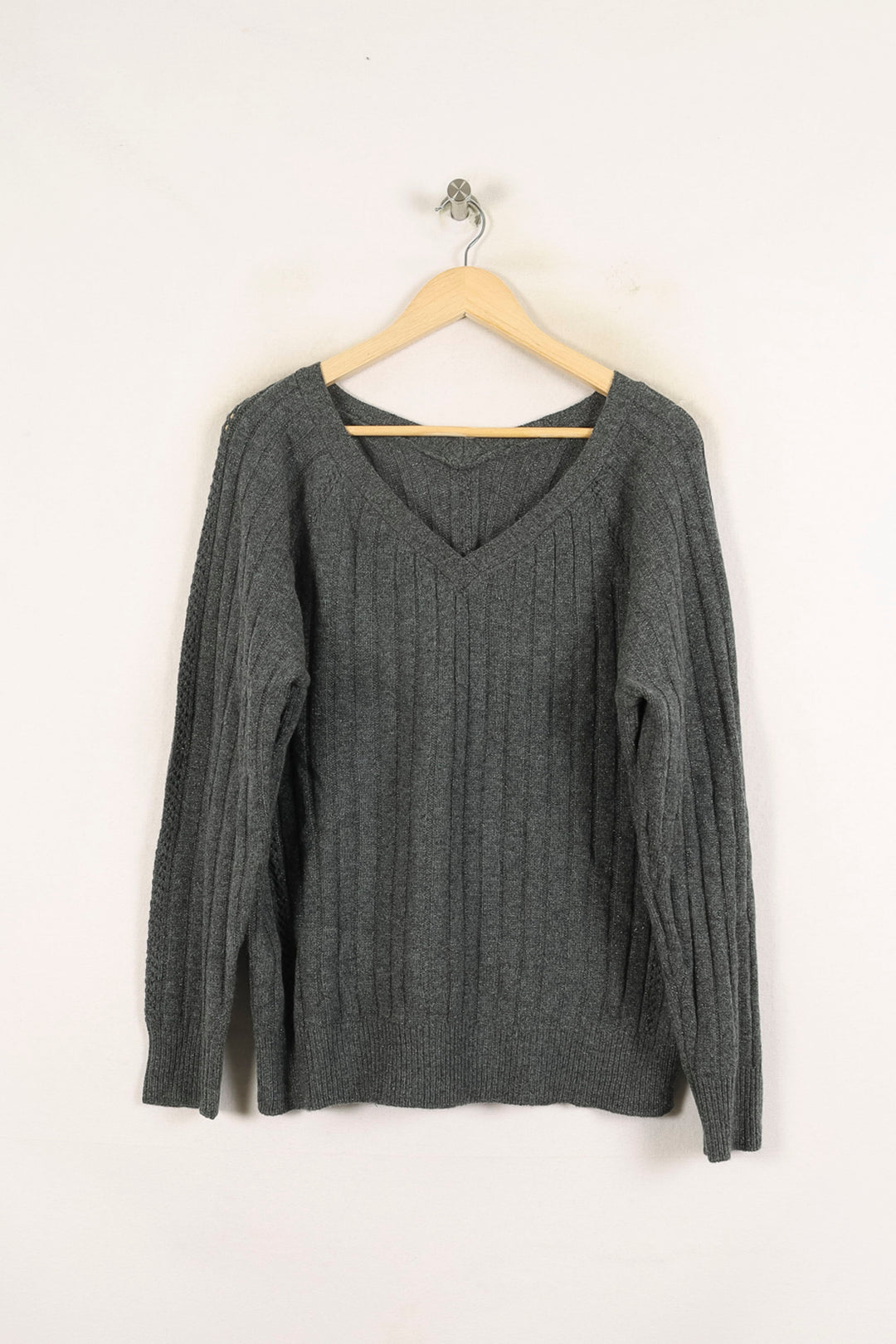 Pull Gris - Taille S/36 de la marque Bérénice | PARAD73391 - Vendu par Paradigme - Image 2