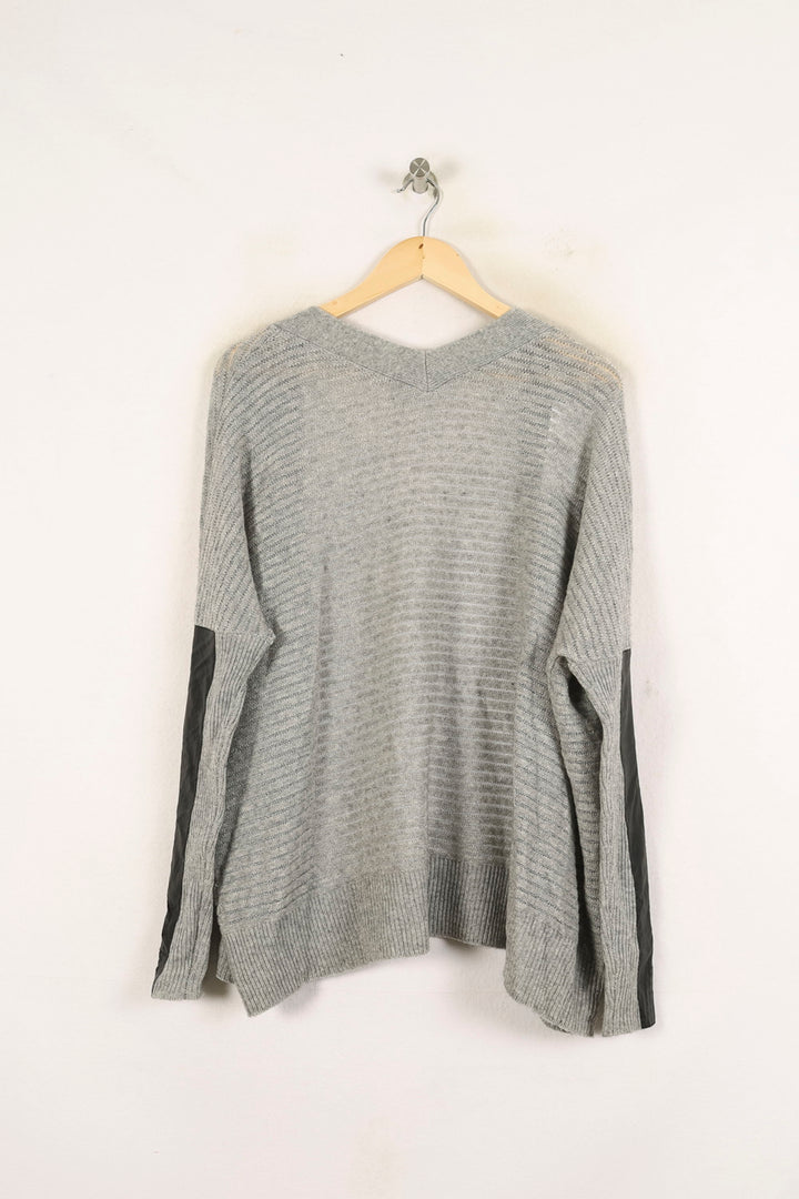 Cardigan Gris et Noir - Taille S/36 de la marque Bérénice | PARAD73393 - Vendu par Paradigme - Image 4