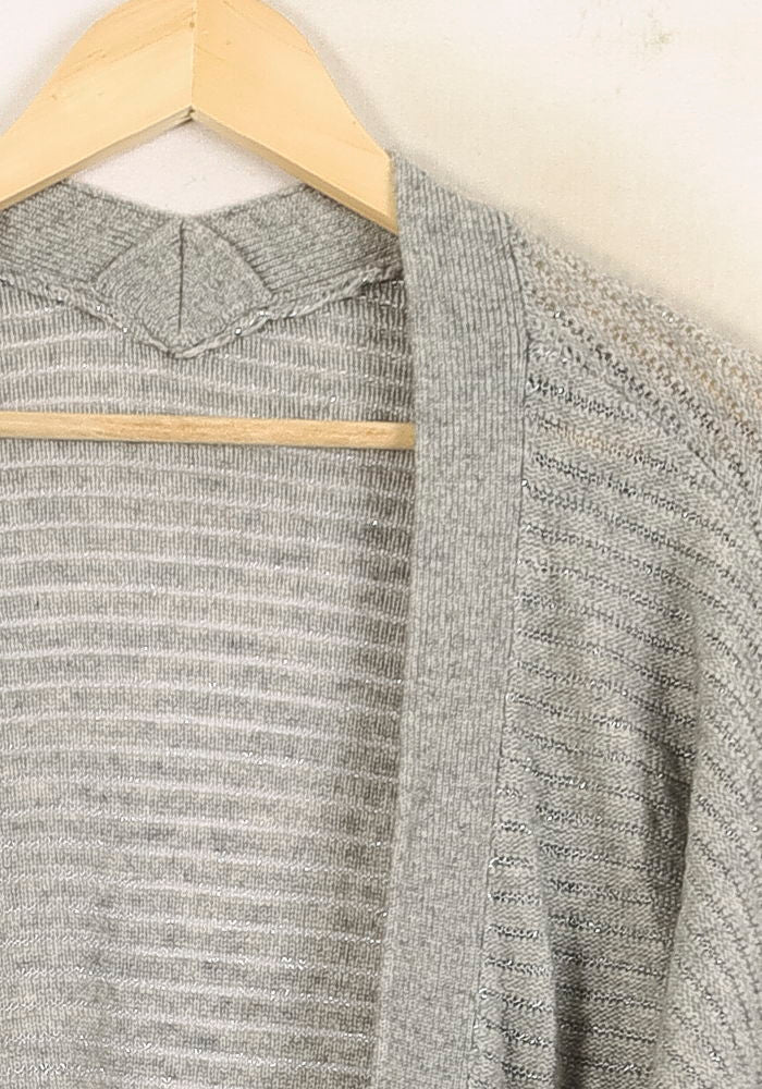 Cardigan Gris et Noir - Taille S/36 de la marque Bérénice | PARAD73393 - Vendu par Paradigme - Image 3