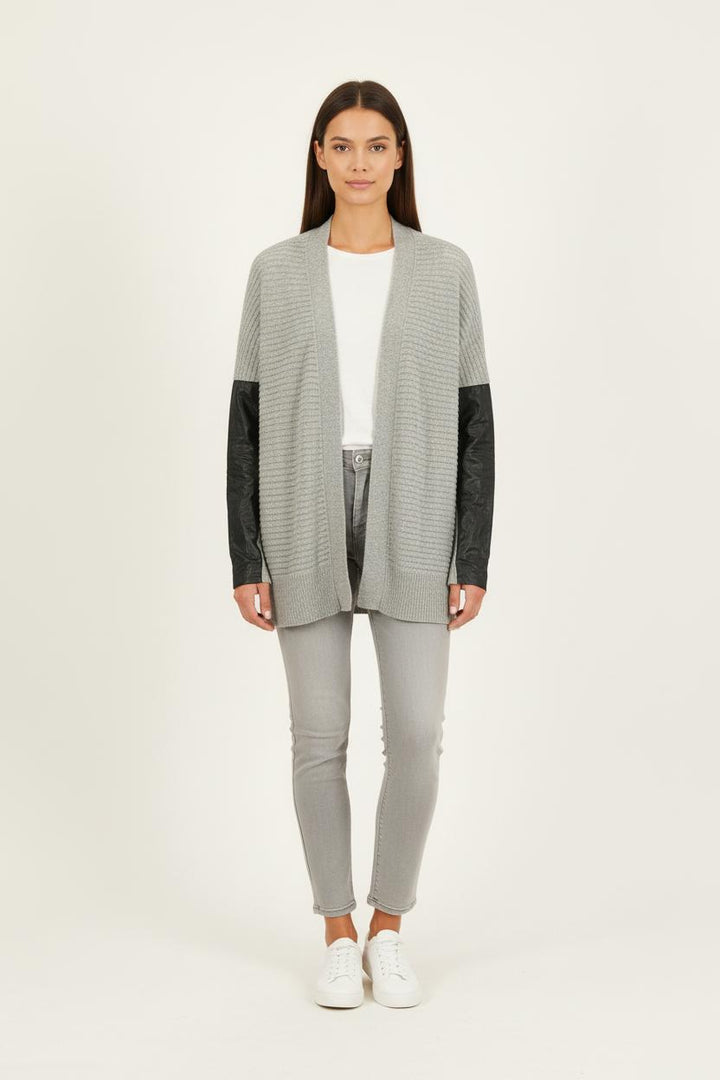 Cardigan Gris et Noir - Taille S/36 de la marque Bérénice | PARAD73393 - Vendu par Paradigme - Image 1