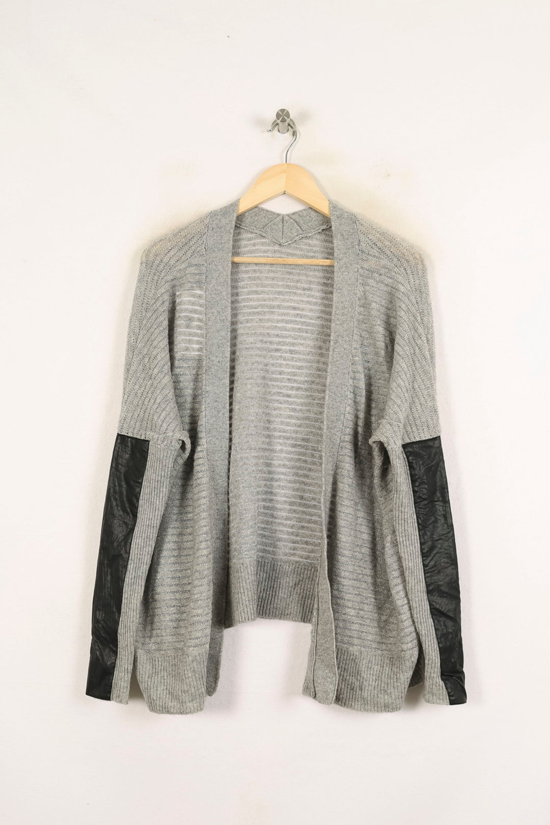 Cardigan Gris et Noir - Taille S/36 de la marque Bérénice | PARAD73393 - Vendu par Paradigme - Image 2