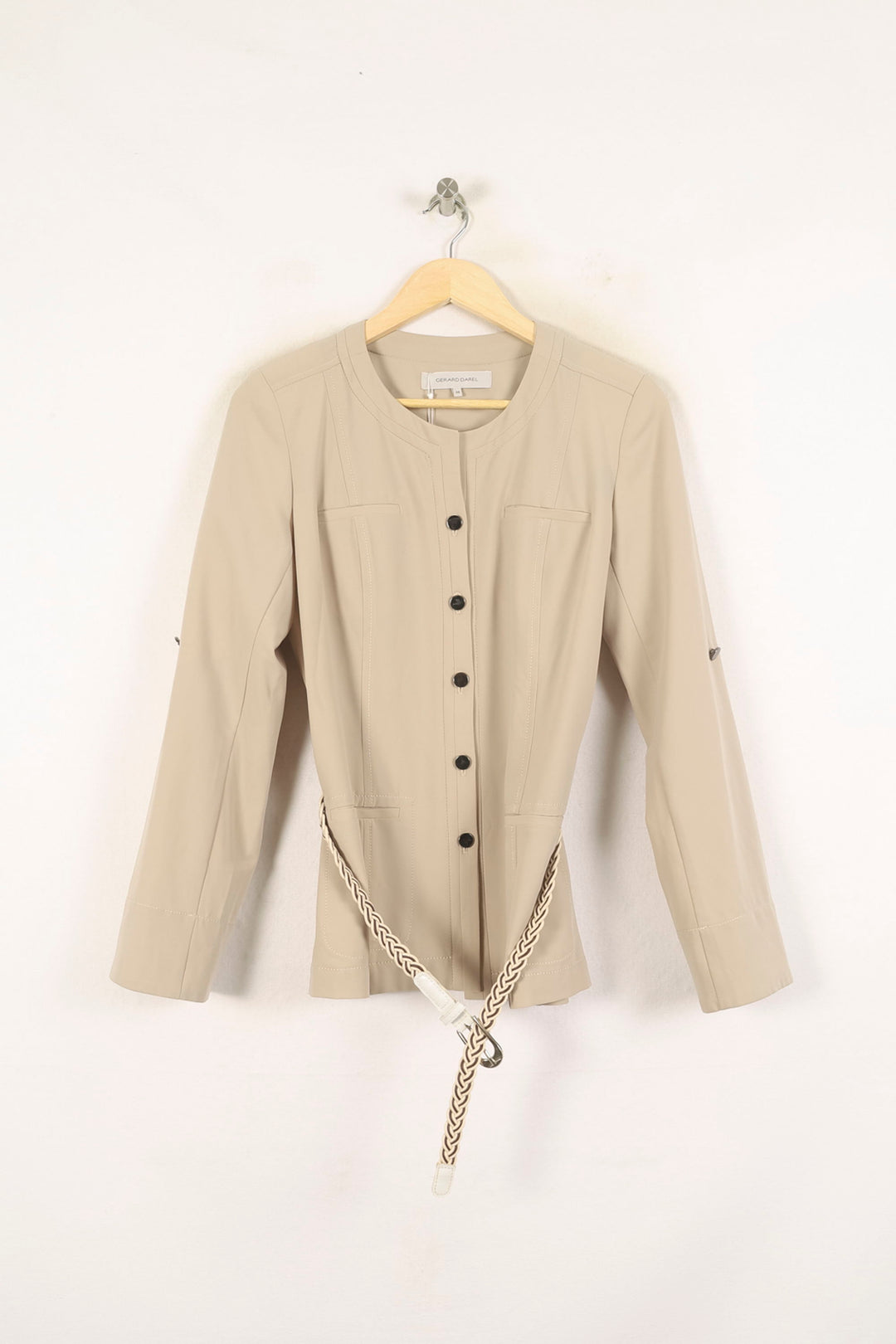 Veste Beige - Taille M/38 de la marque Gerard Darel | PARAD73396 - Vendu par Paradigme - Image 2