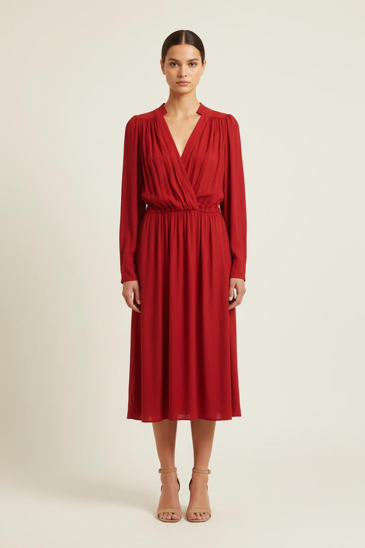 Robe Midi Bordeaux - Taille S/36 de la marque Zadig&Voltaire | PARAD73397 - Vendu par Paradigme - Image 1