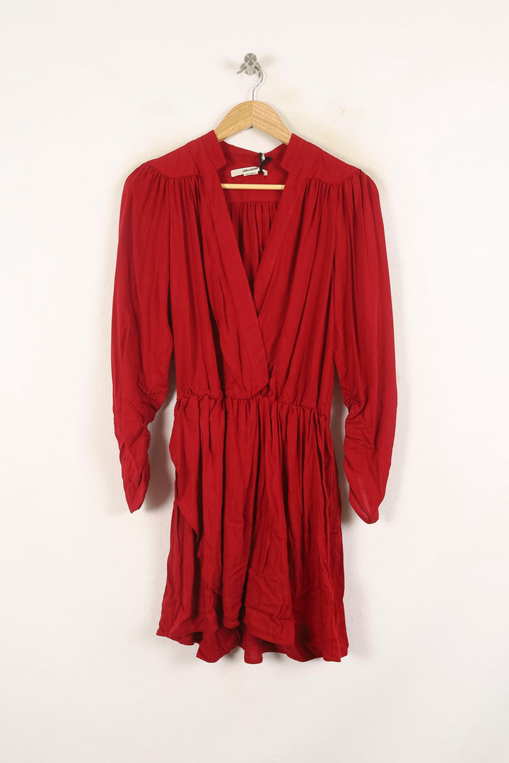 Robe Midi Bordeaux - Taille S/36 de la marque Zadig&Voltaire | PARAD73397 - Vendu par Paradigme - Image 2