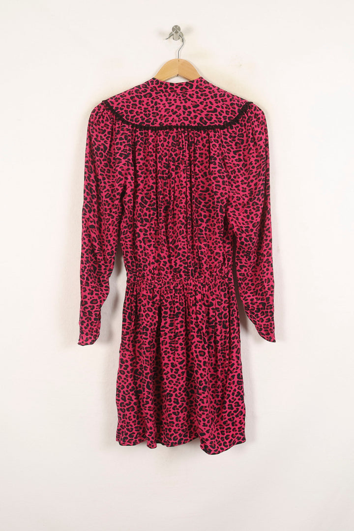 Robe Midi Rose et Noire - Taille XS/34 de la marque Zadig&Voltaire | PARAD73400 - Vendu par Paradigme - Image 4